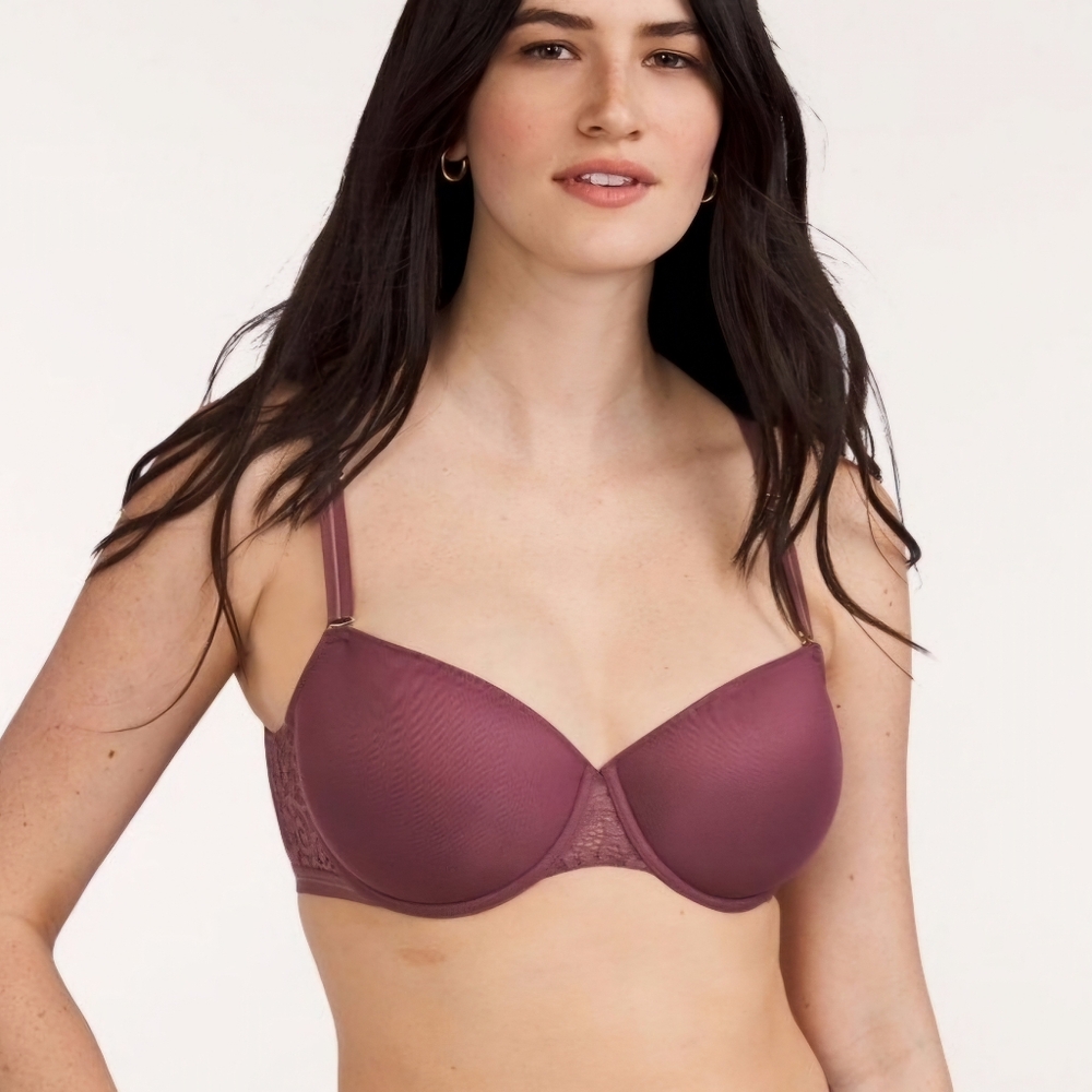 ThirdLove Artisan Lace Racerback Bra 34D 1/2 (Sku A4)